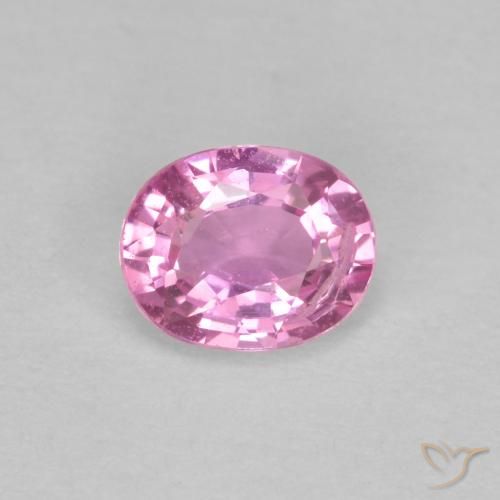 0.43ct Naturale Rosa porpora reale Zaffiro, Ovale, VS