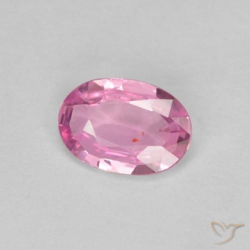 Zaffiro Rosa hot naturale da 0.59 ct, Ovale, VS