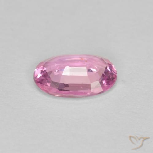 Zaffiro Rosa hot naturale da 0.59 ct, Ovale, VS