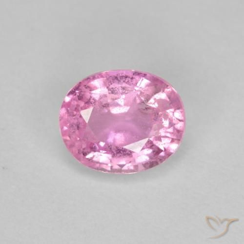 0.51ct Naturale Rosa Zaffiro, Ovale, VS-SI