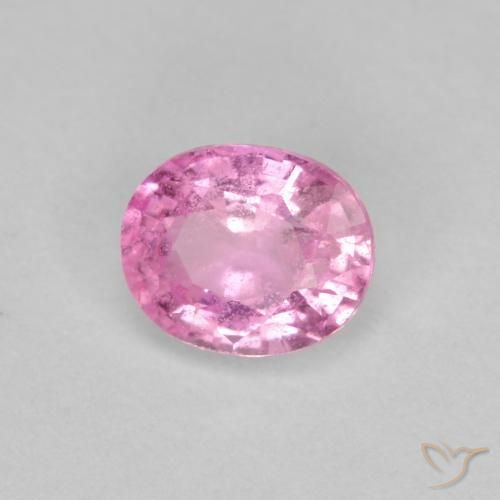 Zaffiro Rosa naturale da 0.51 ct, Ovale, VS-SI