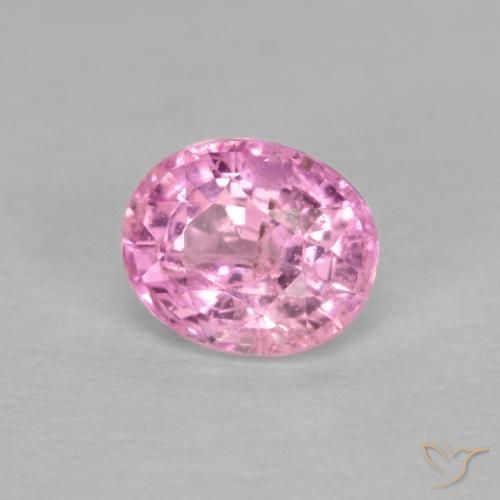Zaffiro Rosa Molto Chiaro naturale da 0.56 ct, Ovale, VS-SI
