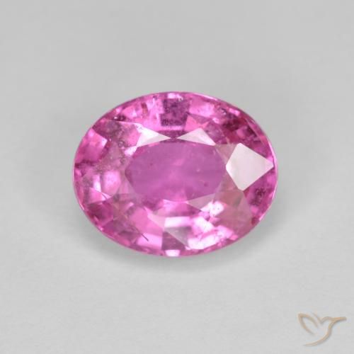 2.70ct Naturale Rosa intenso Zaffiro, Ovale, VS