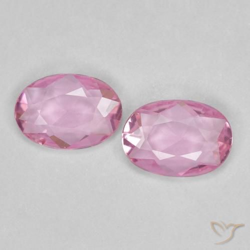 0.73ctw Naturale Rosa Molto Chiaro Zaffiro, Ovale, VVS