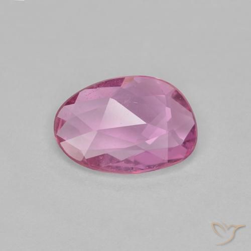 Zaffiro Rosa scuro naturale da 0.76 ct, Taglio a fantasia, VS
