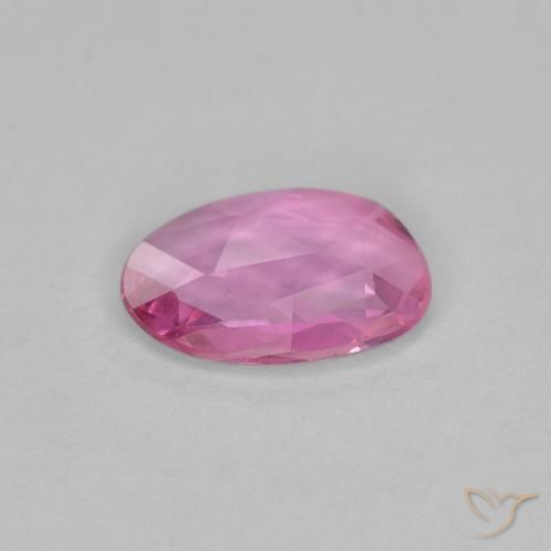 Zaffiro Rosa scuro naturale da 0.76 ct, Taglio a fantasia, VS