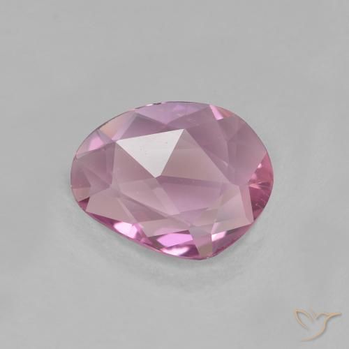 Zaffiro Rosa medio-chiaro naturale da 0.77 ct, Taglio a fantasia, VVS