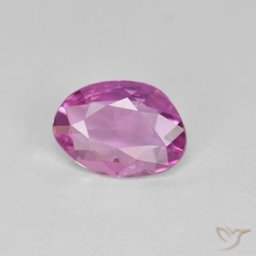 Zaffiro Viola medio naturale da 0.89 ct, Taglio a fantasia, VVS