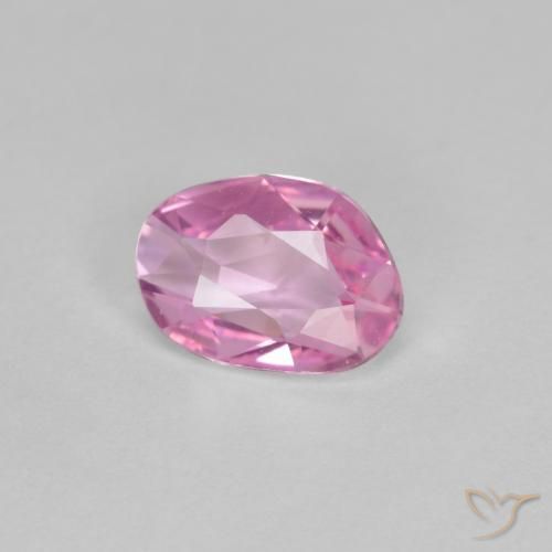 Zaffiro Rosa viola reale molto chiaro naturale da 0.86 ct, Taglio a fantasia, VVS