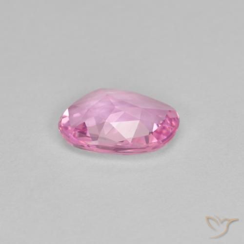 Zaffiro Rosa viola reale molto chiaro naturale da 0.86 ct, Taglio a fantasia, VVS