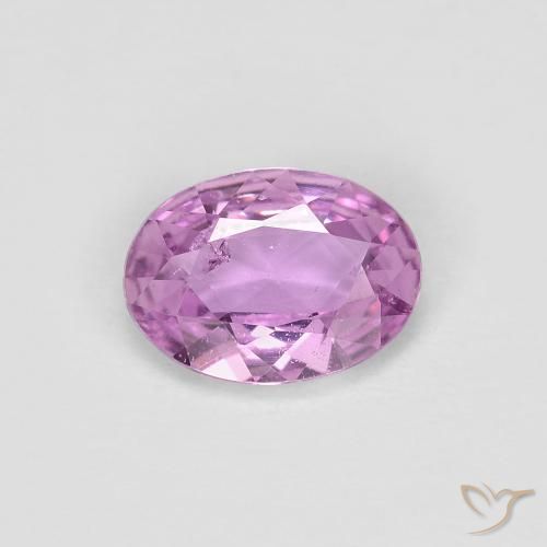 0.63ct Naturale Viola chiaro Zaffiro, Ovale, VS