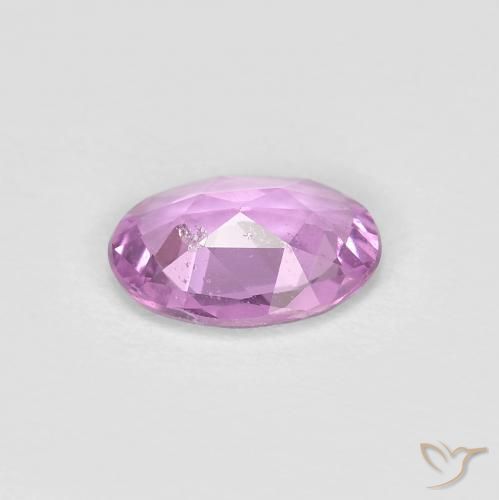 Zaffiro Viola chiaro naturale da 0.63 ct, Ovale, VS
