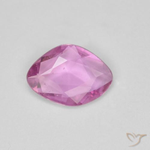 Zaffiro Rosa medio naturale da 0.82 ct, Taglio a fantasia, VS