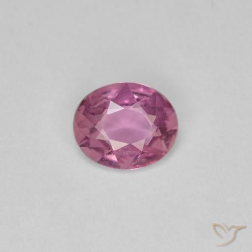 0.54ct Naturale Rosa scuro Zaffiro, Ovale, VVS-VS