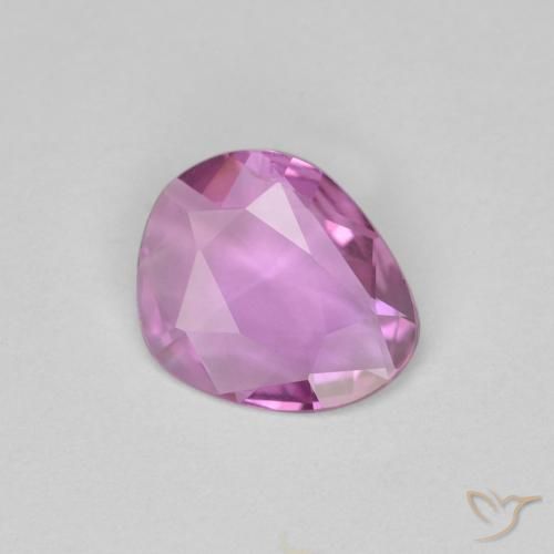 0.84ct Naturale Rosa viola Zaffiro, Taglio a fantasia, VVS-VS