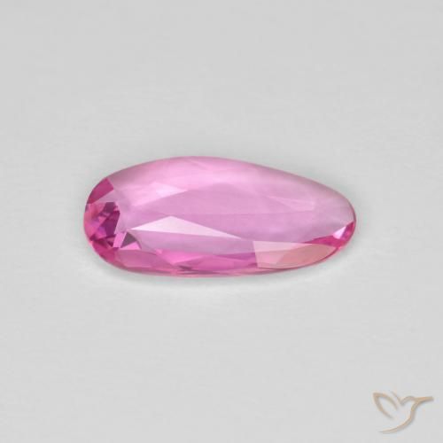 Zaffiro Rosa intenso naturale da 0.88 ct, Taglio a fantasia, VVS