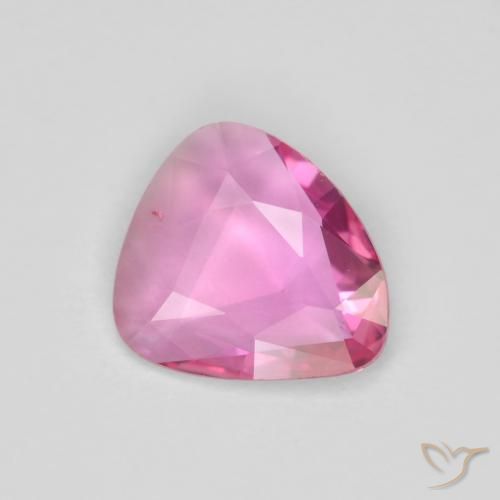 0.82ct Naturale Rosa scuro Zaffiro, Taglio a fantasia, VVS