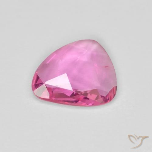 Zaffiro Rosa scuro naturale da 0.82 ct, Taglio a fantasia, VVS