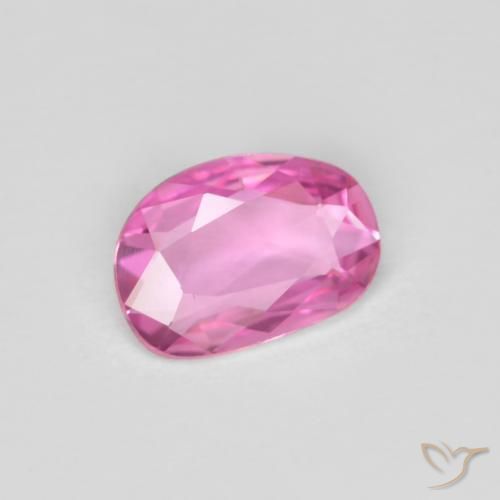 Zaffiro Rosa porpora reale naturale da 0.60 ct, Taglio a fantasia, VVS