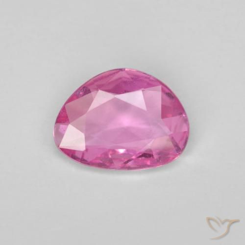 0.84ct Naturale Rosa scuro Zaffiro, Taglio a fantasia, VVS-VS