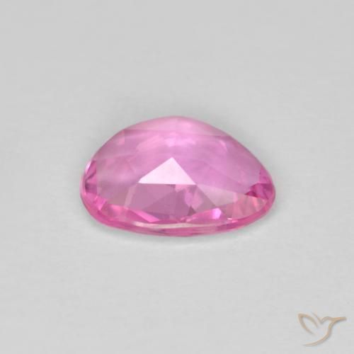 Zaffiro Rosa scuro naturale da 0.84 ct, Taglio a fantasia, VVS-VS