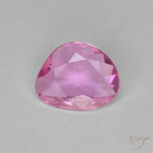 0.65ct Naturale Rosa medio Zaffiro, Taglio a fantasia, VVS