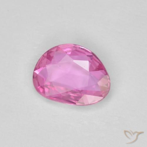 Zaffiro Rosa intenso naturale da 0.61 ct, Taglio a fantasia, VVS
