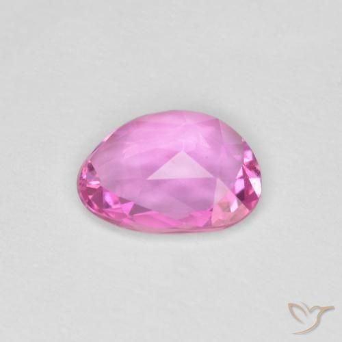 Zaffiro Rosa intenso naturale da 0.61 ct, Taglio a fantasia, VVS