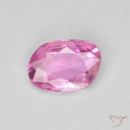 0.52ct Naturale Viola rosato brillante Zaffiro, Taglio a fantasia, VVS, Photo A