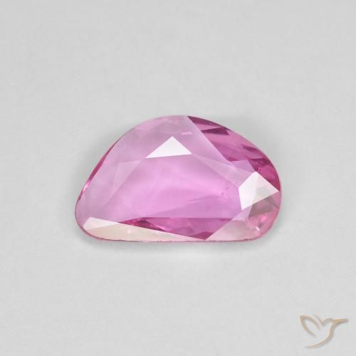 0.90ct Naturale Rosa intenso Zaffiro, Taglio a fantasia, VS