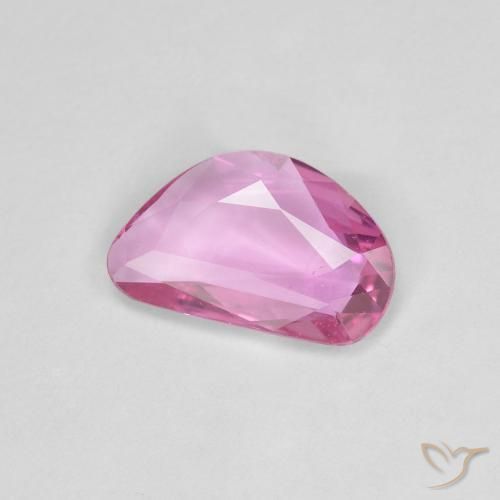 Zaffiro Rosa intenso naturale da 0.90 ct, Taglio a fantasia, VS
