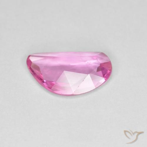 Zaffiro Rosa intenso naturale da 0.90 ct, Taglio a fantasia, VS