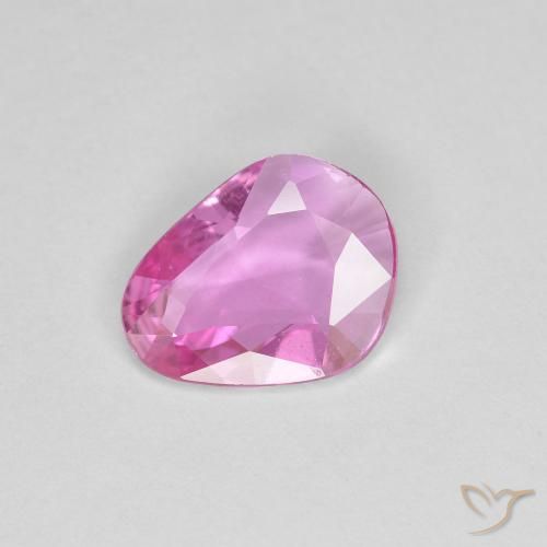 0.91ct Naturale Rosa medio Zaffiro, Taglio a fantasia, VVS-VS