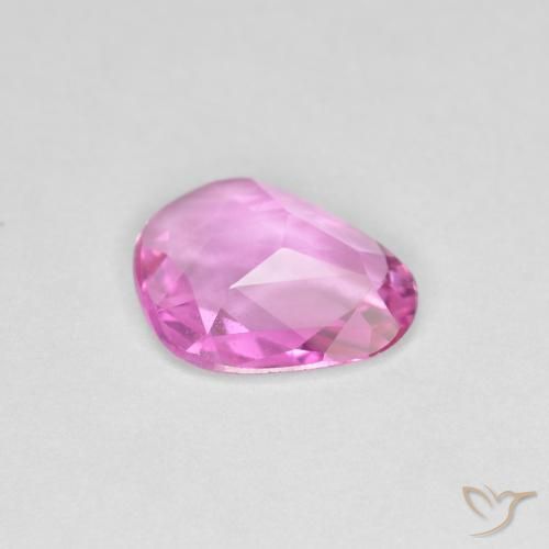 Zaffiro Rosa medio naturale da 0.91 ct, Taglio a fantasia, VVS-VS