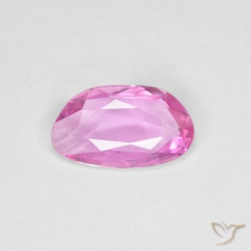 0.94ct Naturale Rosa porpora reale Zaffiro, Taglio a fantasia, VVS-VS