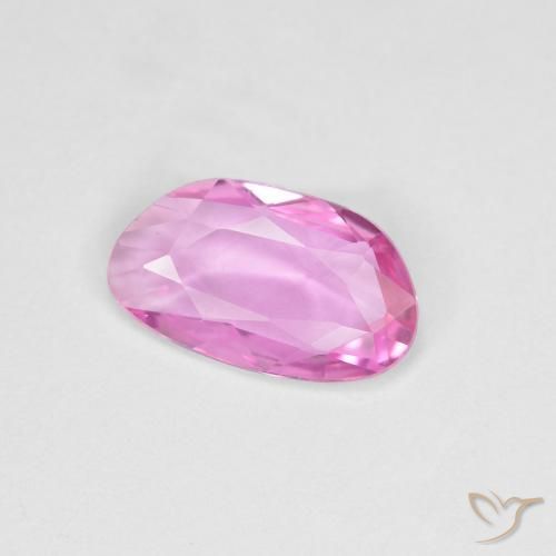Zaffiro Rosa porpora reale naturale da 0.94 ct, Taglio a fantasia, VVS-VS