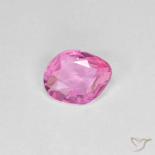 Zaffiro Rosa scuro naturale da 0.69 ct, Taglio a fantasia, VVS-VS