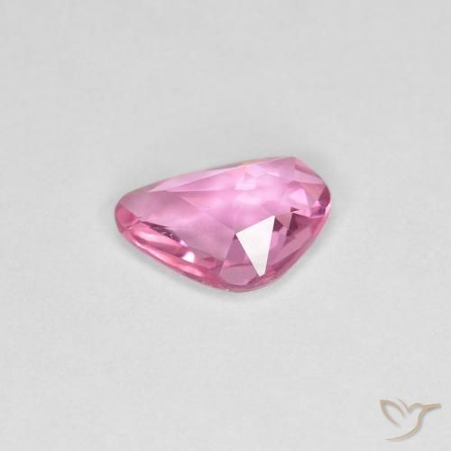 Zaffiro Rosa porpora reale naturale da 0.75 ct, Taglio a fantasia, VVS-VS