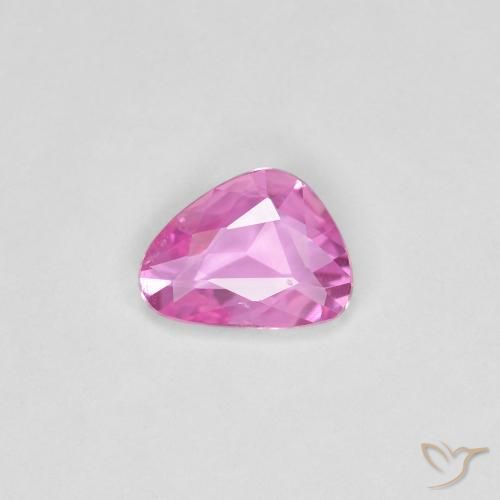 0.60ct Naturale Rosa medio Zaffiro, Taglio a fantasia, VVS-VS