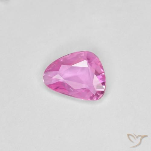 Zaffiro Rosa medio naturale da 0.60 ct, Taglio a fantasia, VVS-VS