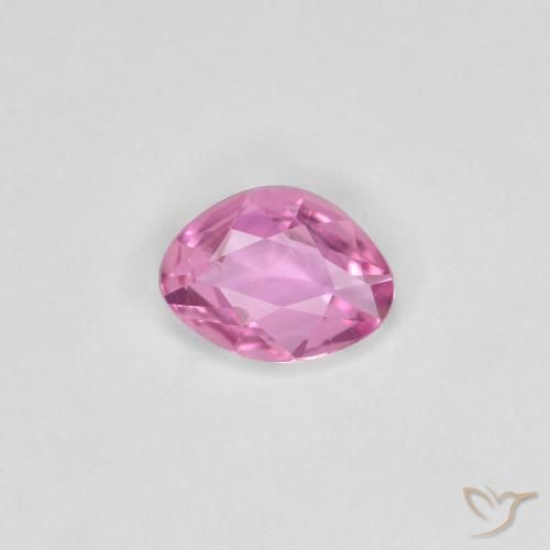 0.58ct Naturale Rosa porpora reale Zaffiro, Taglio a fantasia, VVS-VS