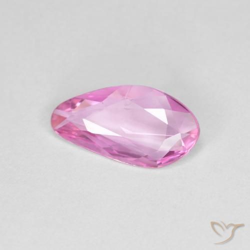 Zaffiro Rosa medio naturale da 0.78 ct, Taglio a fantasia, VVS-VS