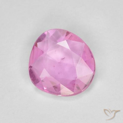 Zaffiro Rosa medio naturale da 0.77 ct, Taglio a fantasia, VS
