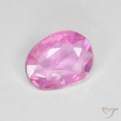 Zaffiro Rosa medio naturale da 0.64 ct, Taglio a fantasia, VS
