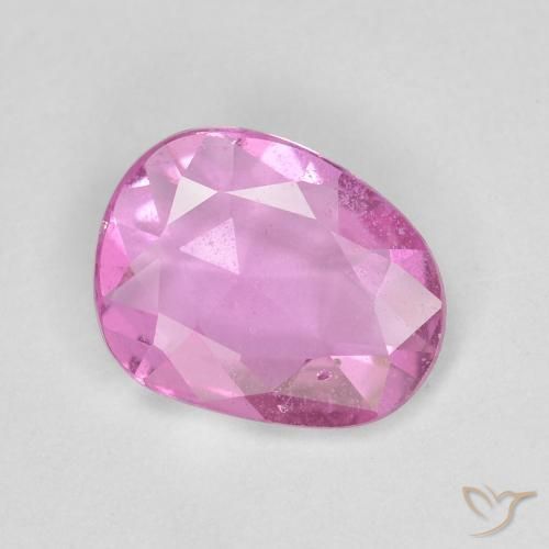 Zaffiro Rosa medio naturale da 0.81 ct, Taglio a fantasia, VS