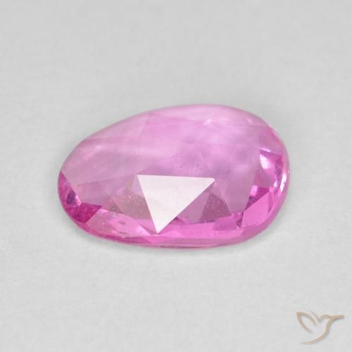 Zaffiro Rosa medio naturale da 0.81 ct, Taglio a fantasia, VS