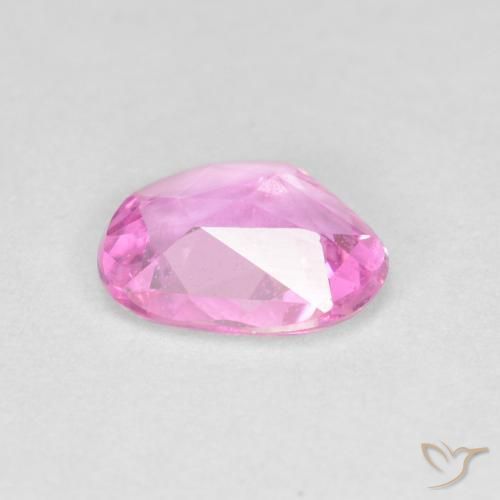 Zaffiro Rosa intenso naturale da 0.63 ct, Taglio a fantasia, VS
