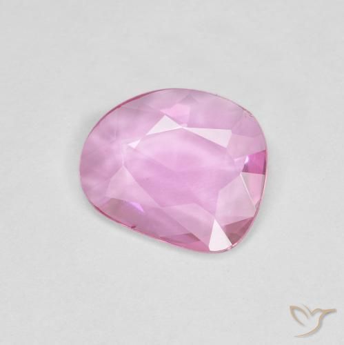 Zaffiro Rosa medio naturale da 0.74 ct, Taglio a fantasia, VS