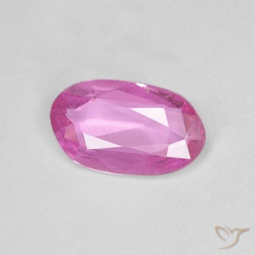 0.87ct Naturale Rosa scuro Zaffiro, Taglio a fantasia, VS