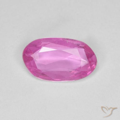 Zaffiro Rosa scuro naturale da 0.87 ct, Taglio a fantasia, VS